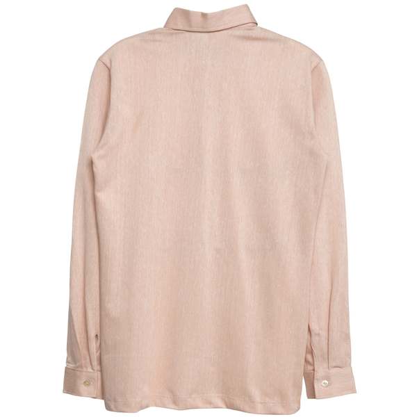 MASTIS (Lithuania) Melange Viscose Blend Jersey Knit Shirt Sunstone : XS