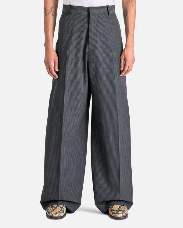 Acne Studios Pasant Dry Pinstripe Suiting Trouser - Anthracite