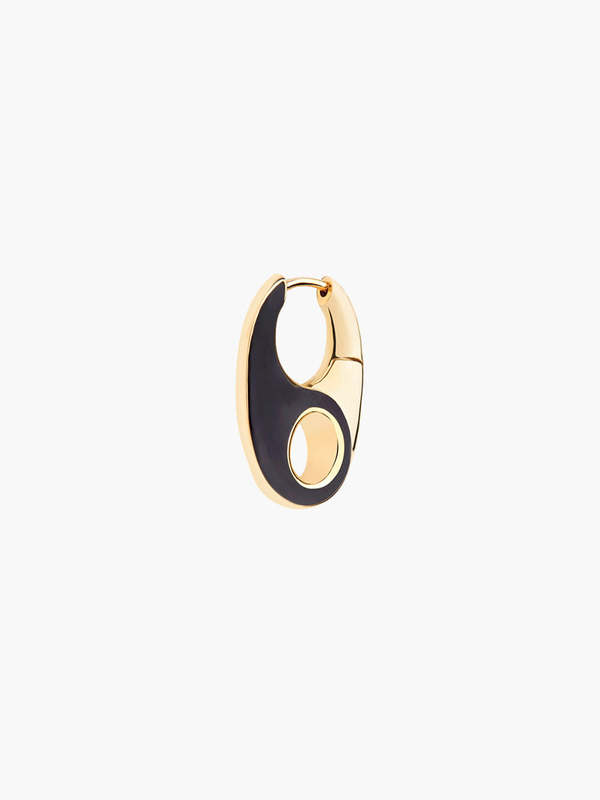 Maria Black Vogue Earring - Black/Gold | Garmentory