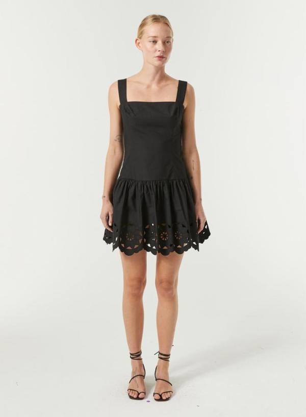 Rhode Resort Salina Dress - Black Eyelet
