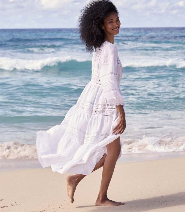Doen Santina Dress - Salt | Garmentory Doen Santina Dress - Salt | Garmentory