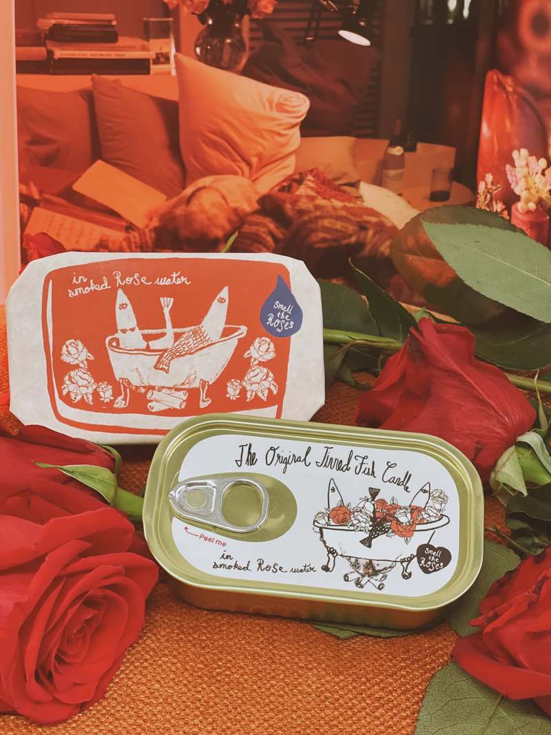 The Original Tinned Fish Candle Tinned Fish Candle - Smoked Rose Water