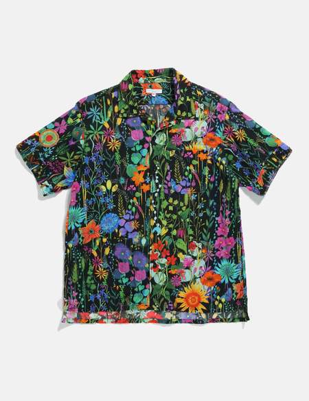 Snow Peak Quick Dry Crepe Weave Soft Shirt - Black | Garmentory