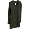 Sundazed (France) Twill Weave Viscose Blend Pentagon Cocoon Coat Olive : L - Thumbnail 5