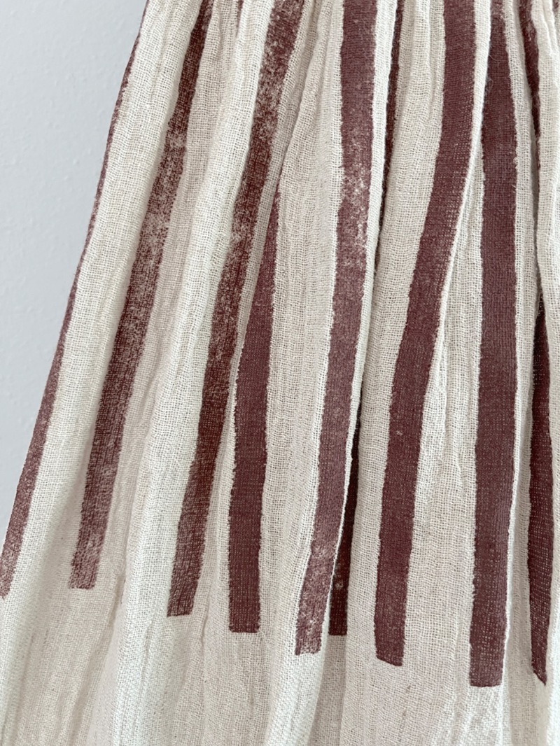 Double Layered Skirt, Hand Printed