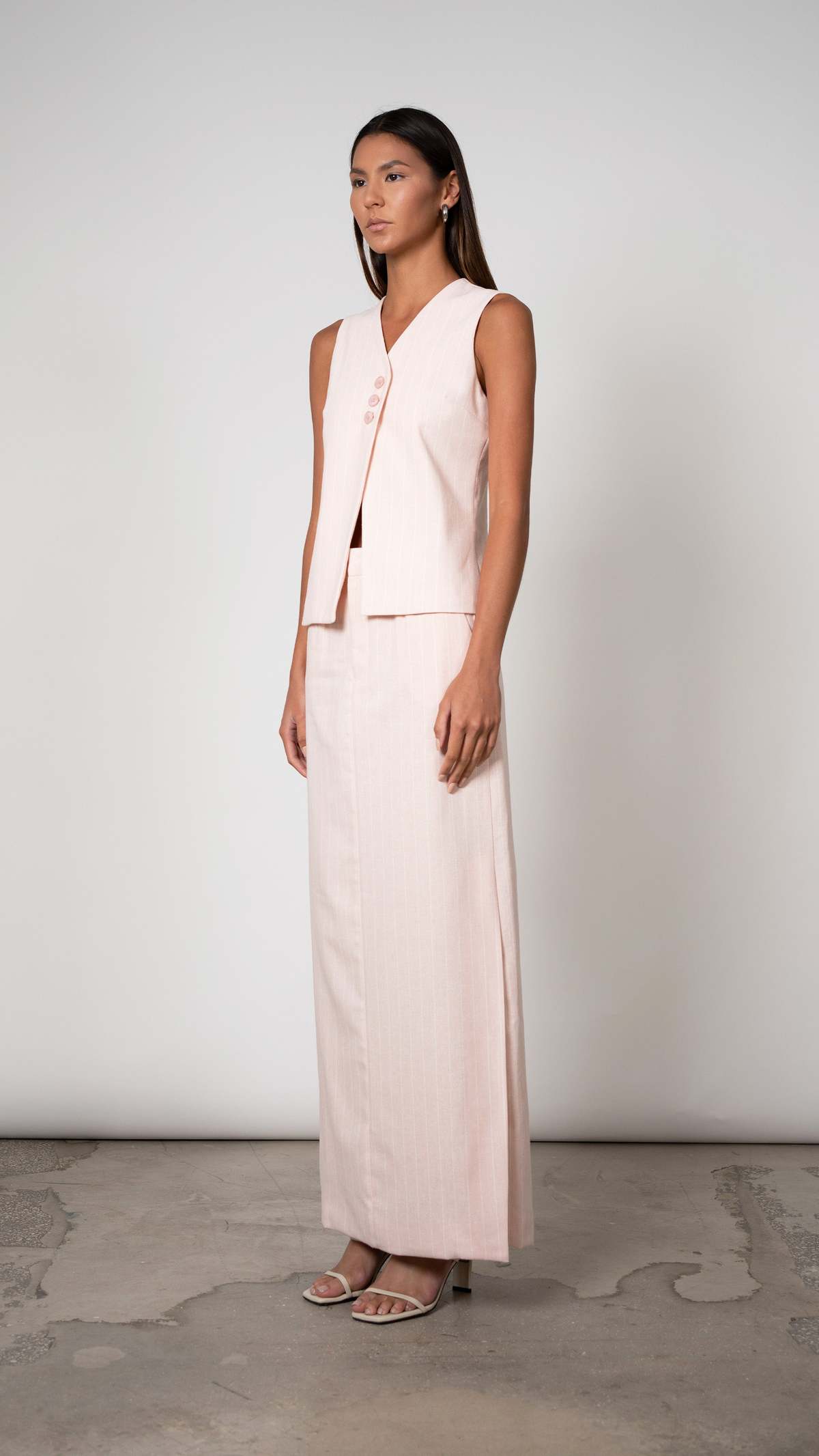 Parentezi Felicia Skirt - Peach - Image 3 of 4