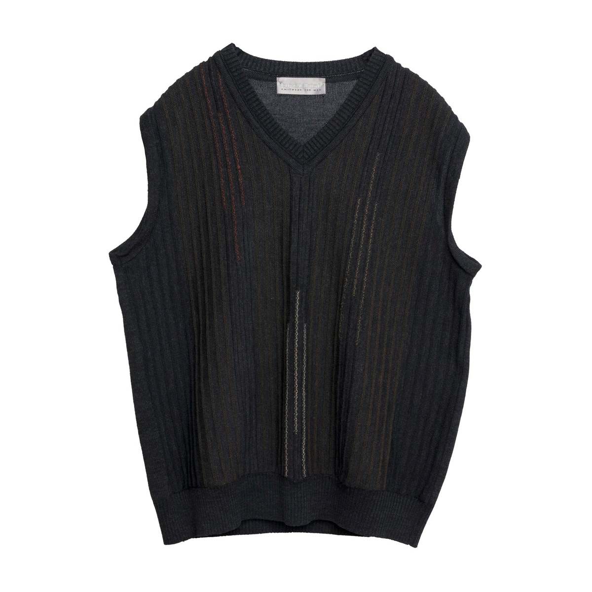 breidhof (Iceland) Slip Stitch Schurwolle Blend Vest Smoky Quartz : L - Image 1 of 8