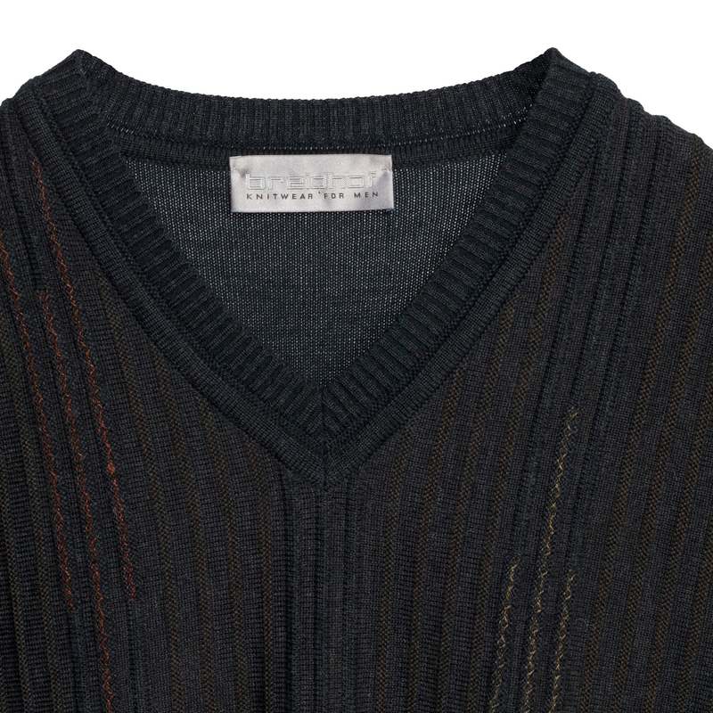 breidhof (Iceland) Slip Stitch Schurwolle Blend Vest Smoky Quartz : L