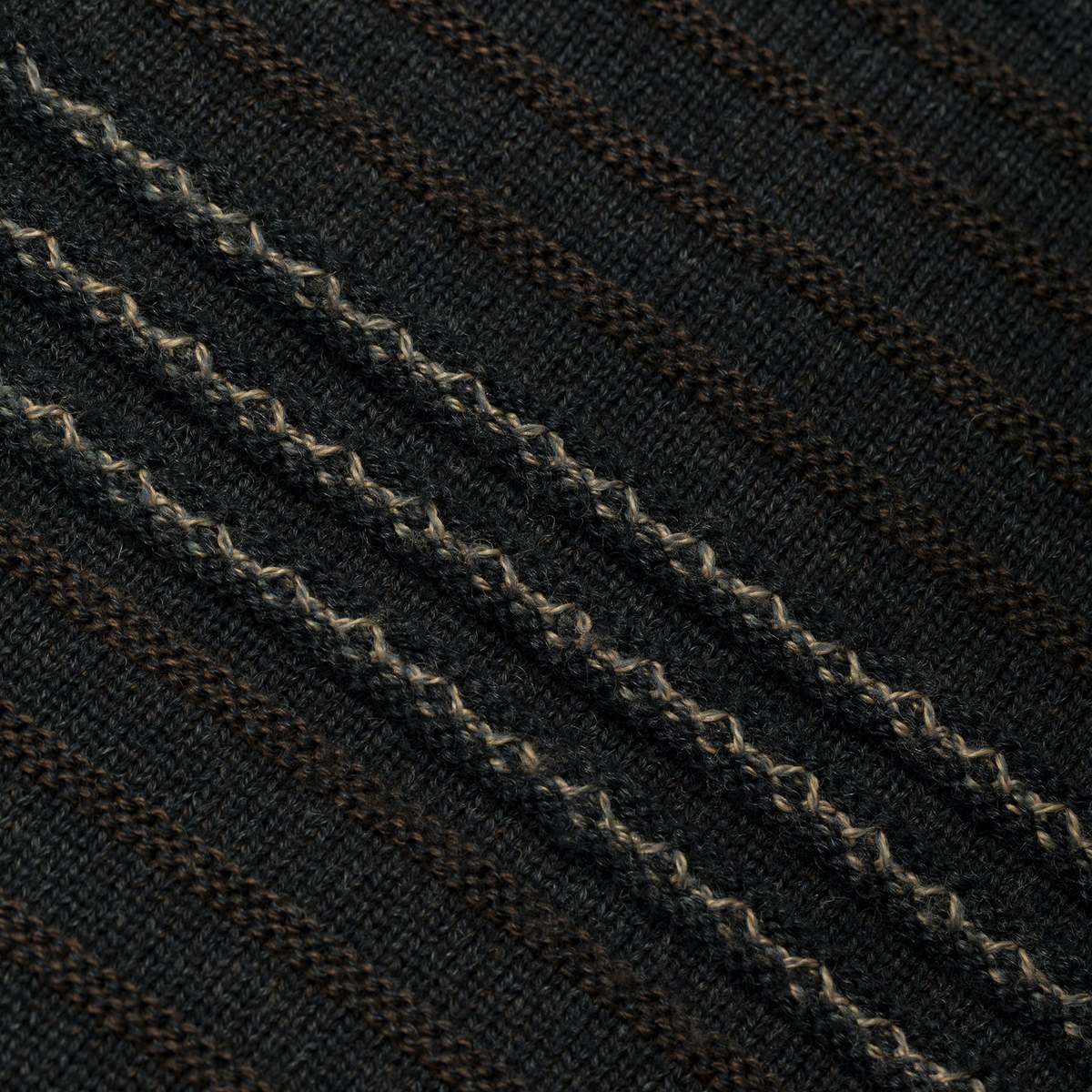 breidhof (Iceland) Slip Stitch Schurwolle Blend Vest Smoky Quartz : L - Image 8 of 8