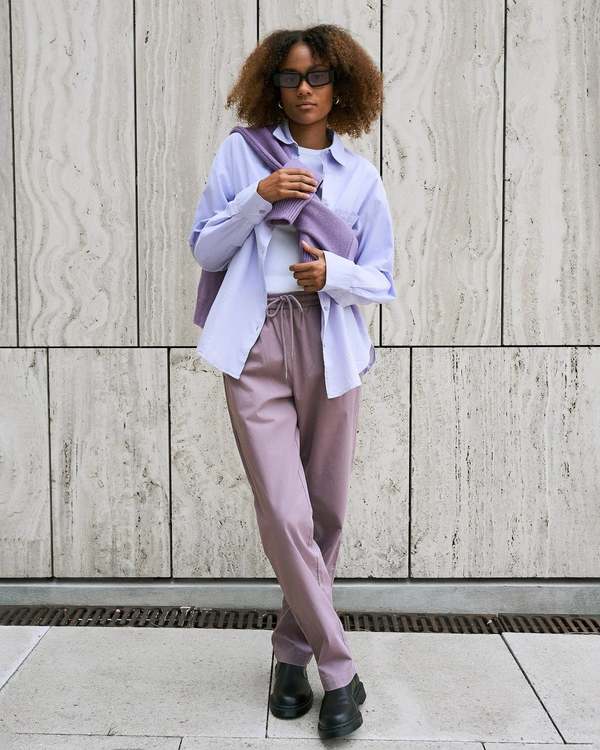 Colorful Standard Pantalon Twill - Purple Haze