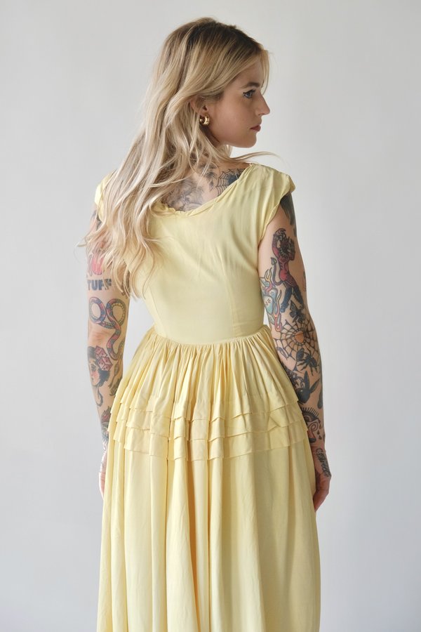 Peplum Dress - Daffodil | Garmentory