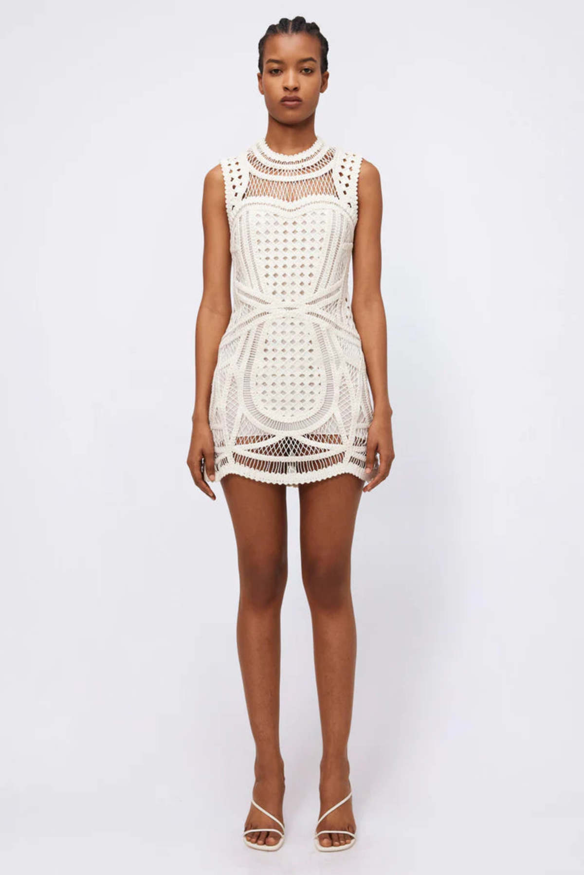 Jonathan Simkhai Coen Mini Dress - White | Garmentory