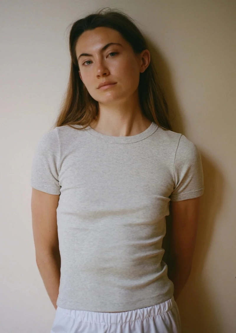 Flore Flore Car Tee - Heather Grey Flore Flore Car Tee - Heather Grey