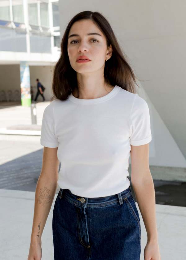 【FLORE FLORE(フローレフローレ)】 CAR TEE ホワイト CAR BABY TEE | White - FLORE FLORE