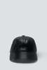 Assembly Leather Baseball Cap - Black - Thumbnail 1