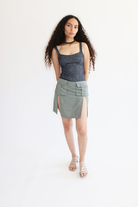 PALOMA WOOL｜SKIRTS (Globo (SO3301-248)) GLOBO-Balloon skirt with wide waistband – Paloma Wool