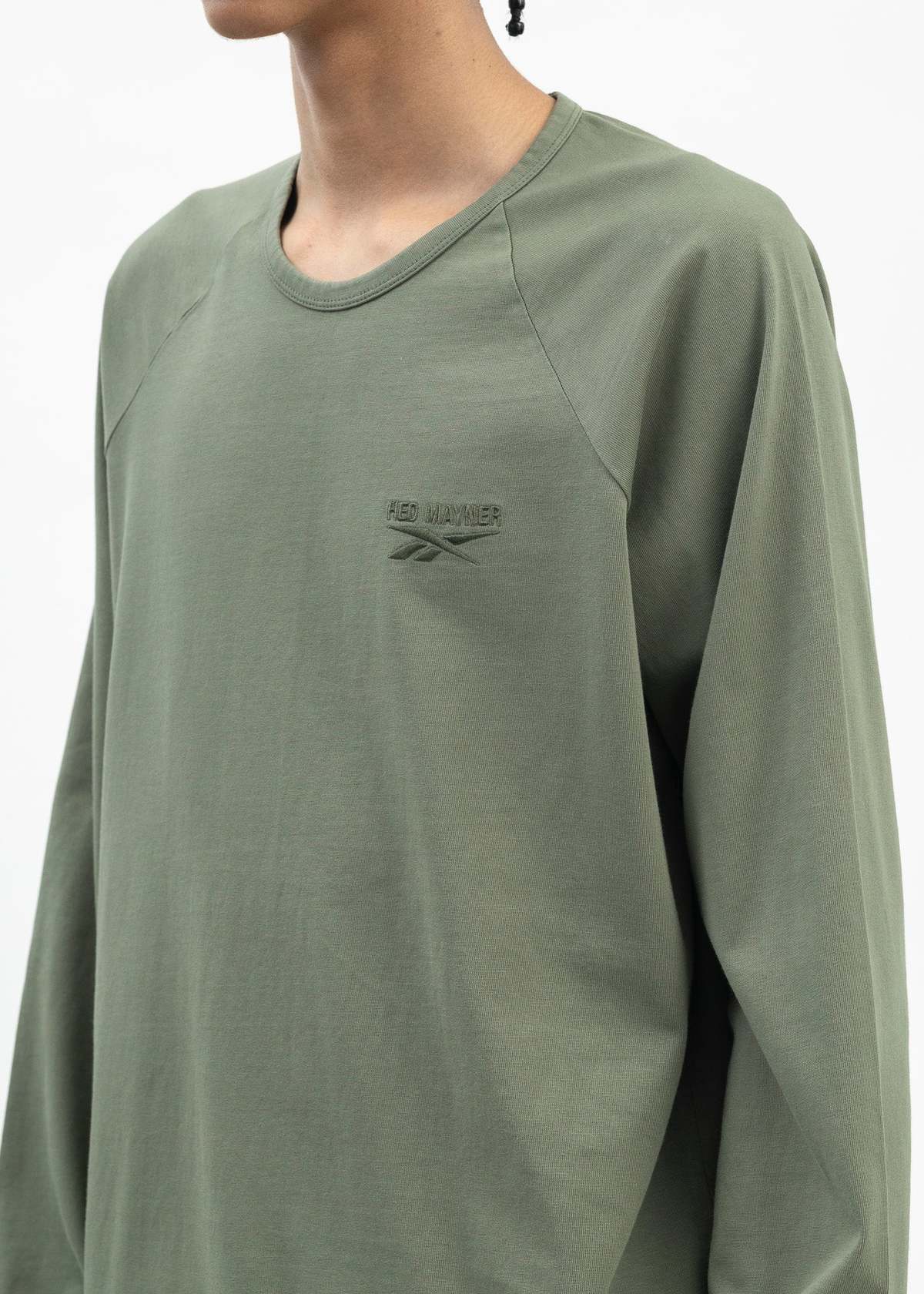 Hed Mayner X Reebok T SHIRT - ARMY GREEN | Garmentory