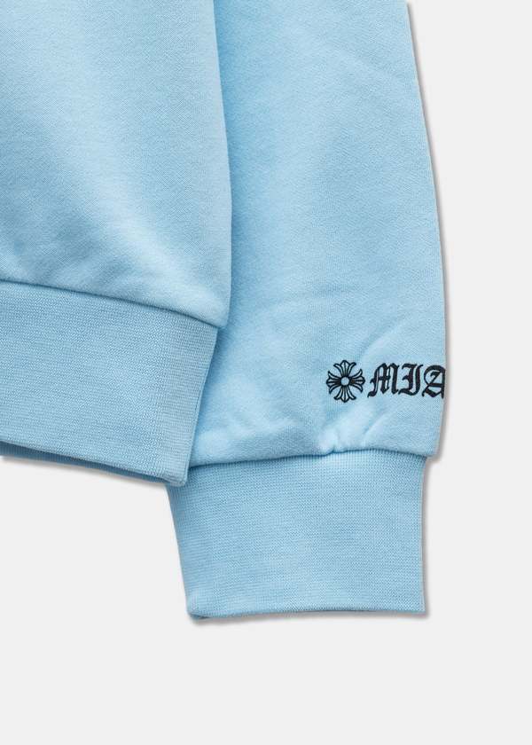 Chrome Hearts Love You Miami Crewneck - Baby Blue | Garmentory