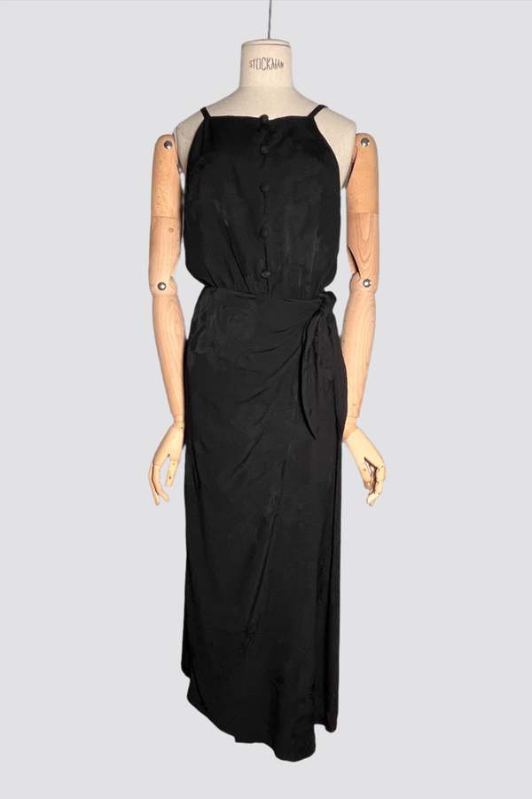 sarong halter dress Delightful Sarong Style Halter Neck Dress - silk main image 0
