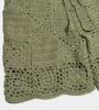 Carbone Solid Crochet Short - Green - Thumbnail 4