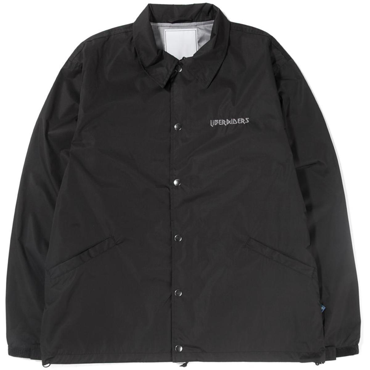 LIBERAIDERS METAL LOGO COACH JACKET - BLACK | Garmentory