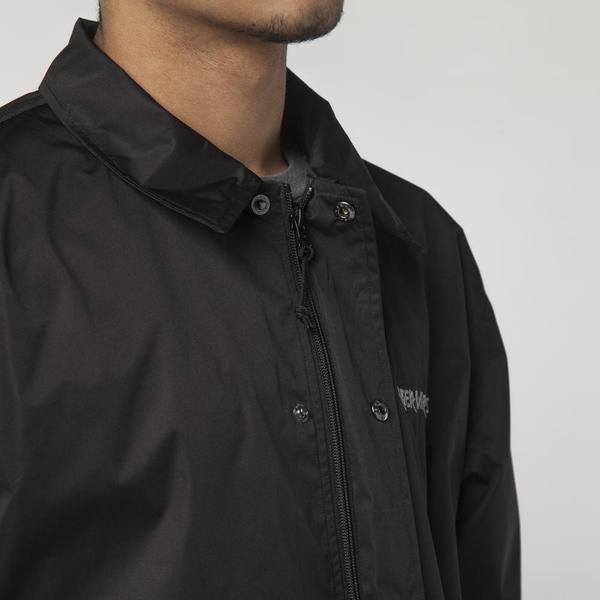 LIBERAIDERS METAL LOGO COACH JACKET - BLACK | Garmentory