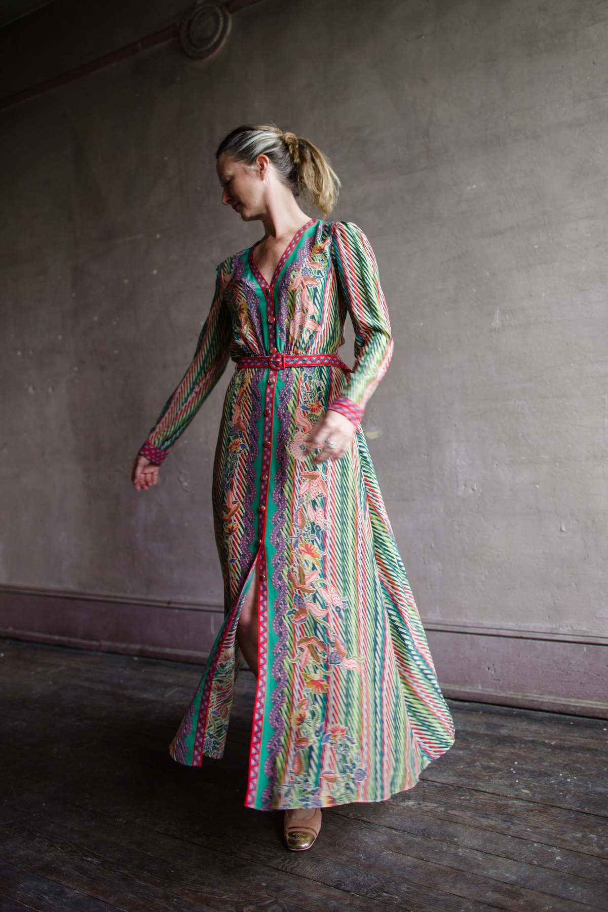 Saloni Lea Shirt Dress