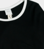 Patou LS Link Rib T-Shirt - Black - Thumbnail 2
