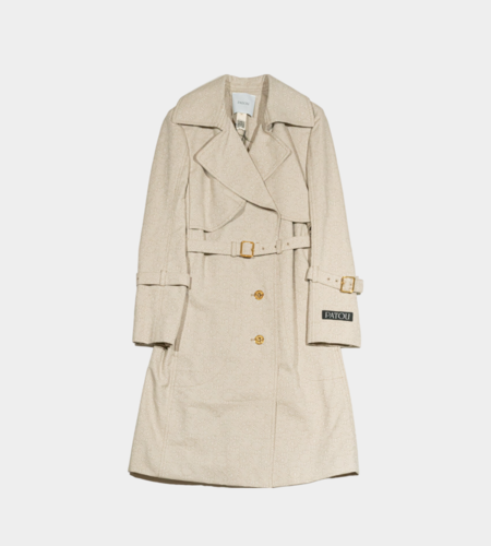 Patou Soft Tailored Coat - Biscuit | Garmentory