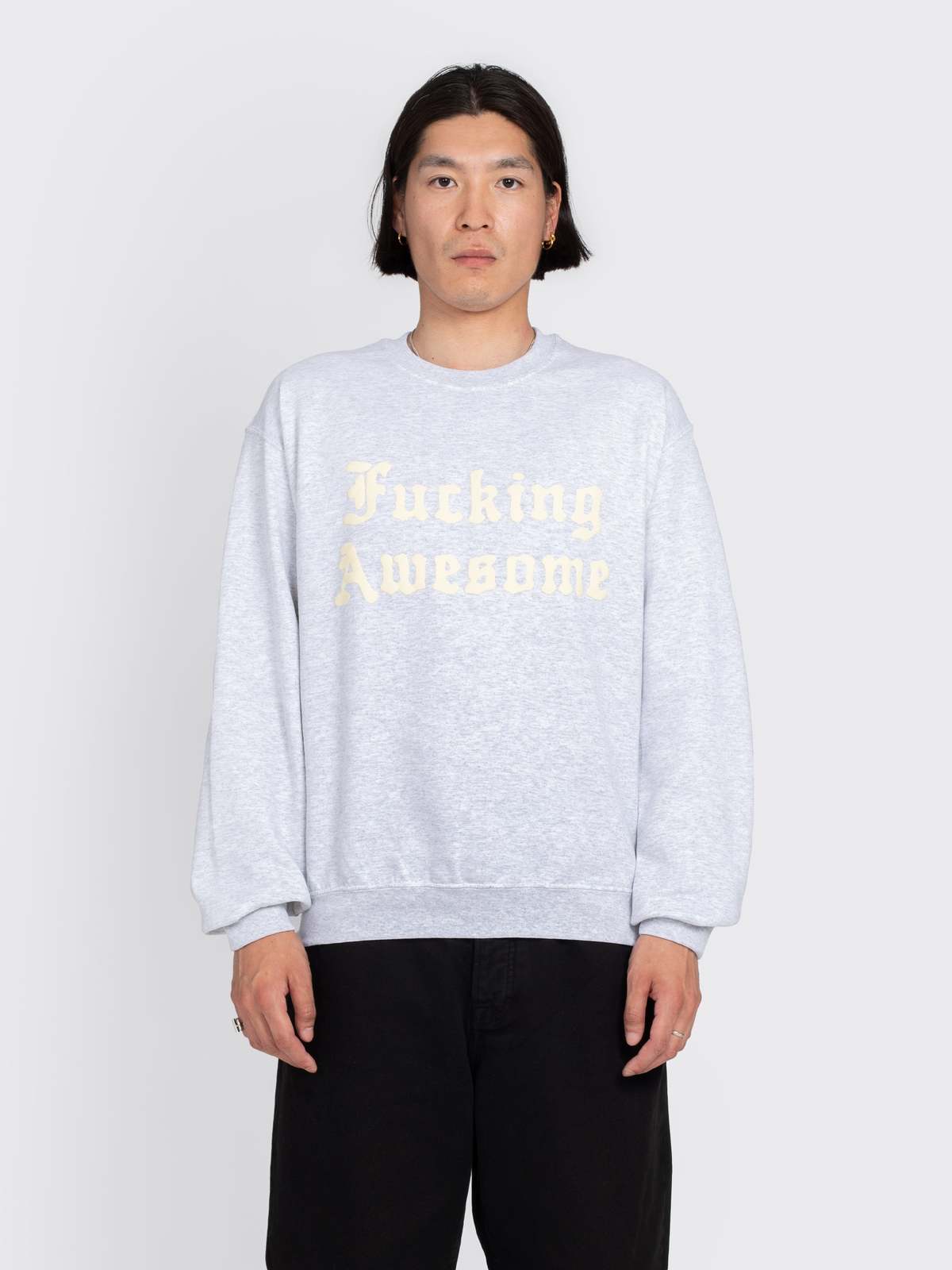 【Fucking Awesome】ANCIENT SCRIPT CREWNECK Ancient Script Crewneck – Fucking Awesome