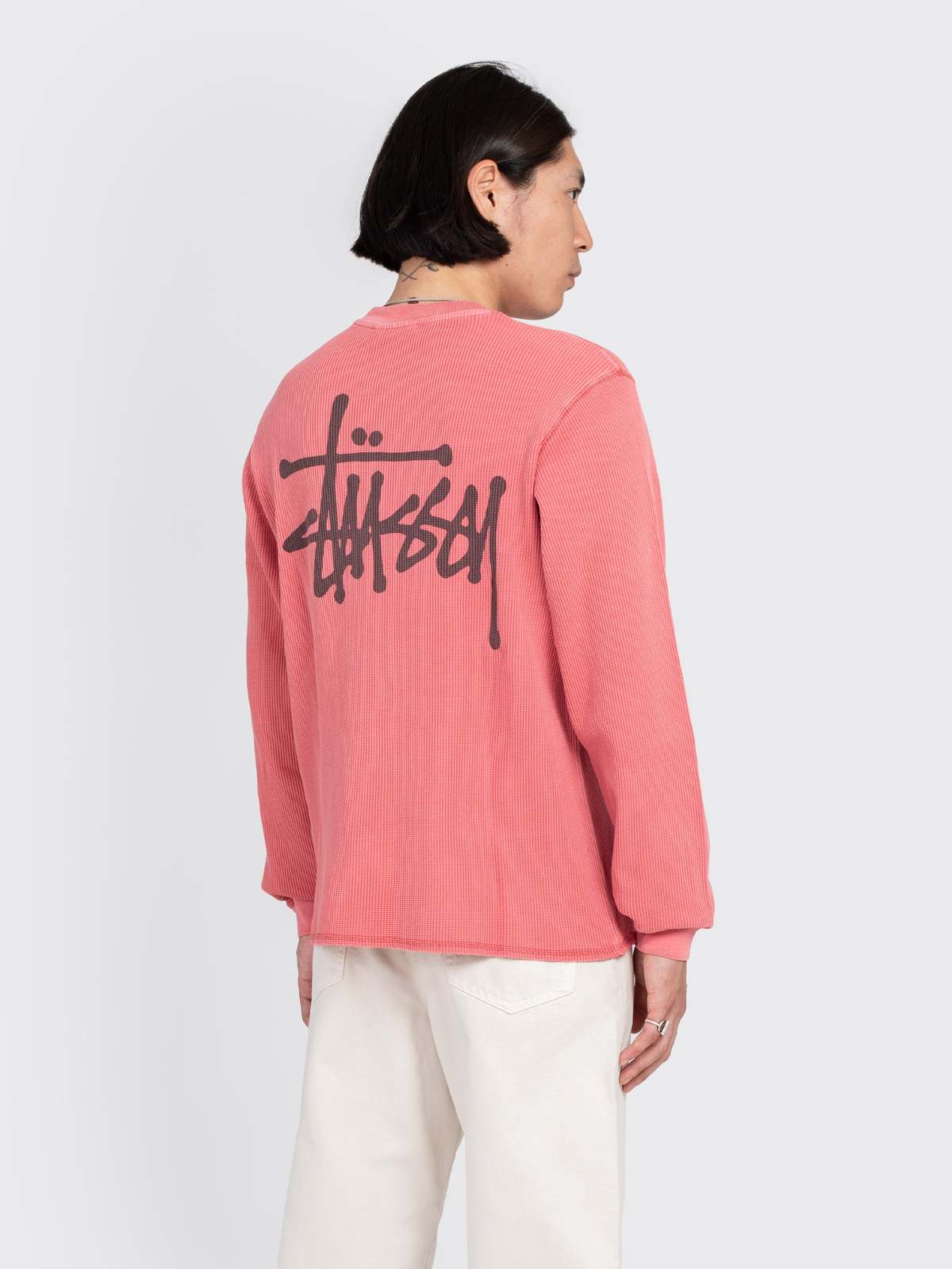 Stussy Basic Stock LS Thermal - Berry | Garmentory