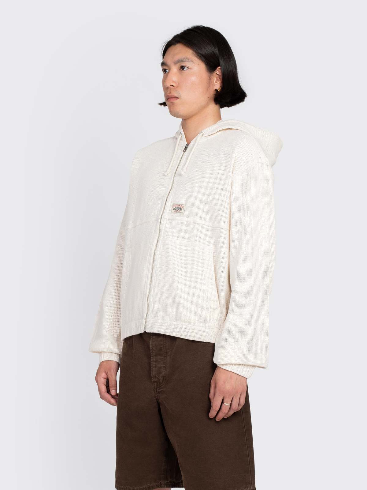 かつきくん着用 STUSSY WORK JACKET COTTON MESH Stussy Cotton Mesh Work Jacket Green Men's - SS24 - US