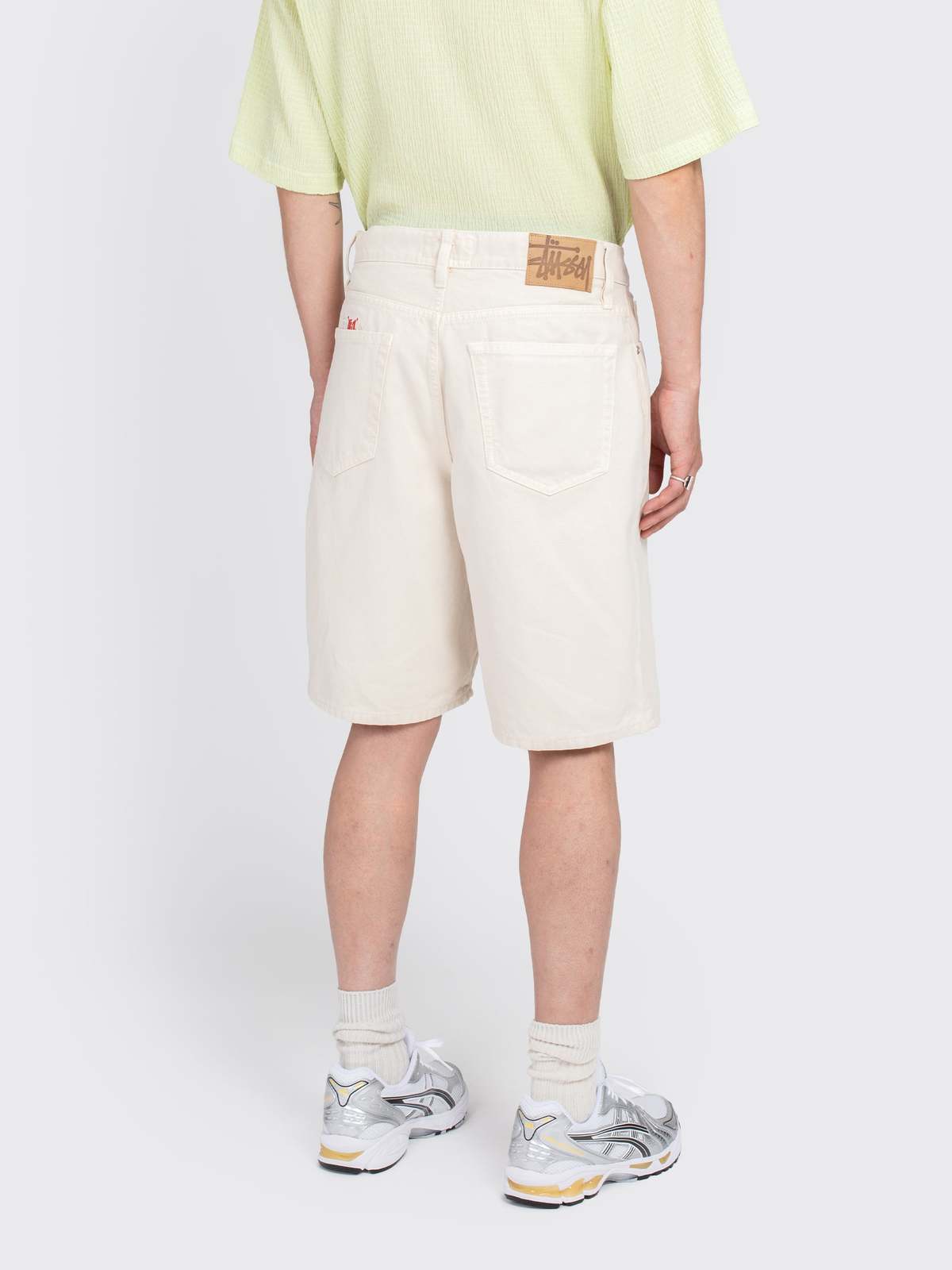 Stussy Big Ol Washed Canvas Shorts - Vintage Natural | Garmentory