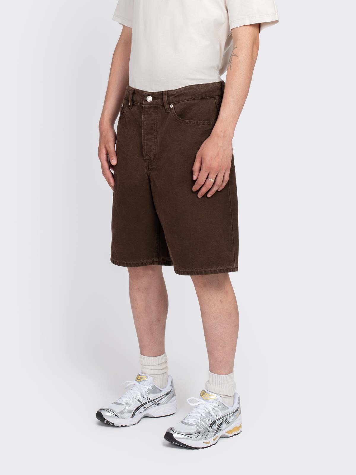 C*U様 STUSSY BIG OL' SHORT WASHED CANVAS Stussy Big Ol' Washed Canvas Short Black Men's - SS24 - US