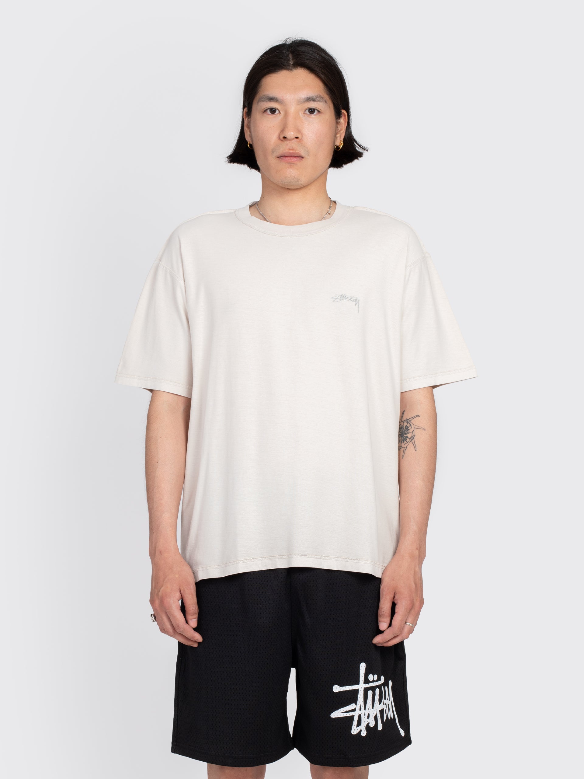 新品 STUSSY LAZY LS Tee Bone Unspoken | Stussy Lazy LS Tee - Bone