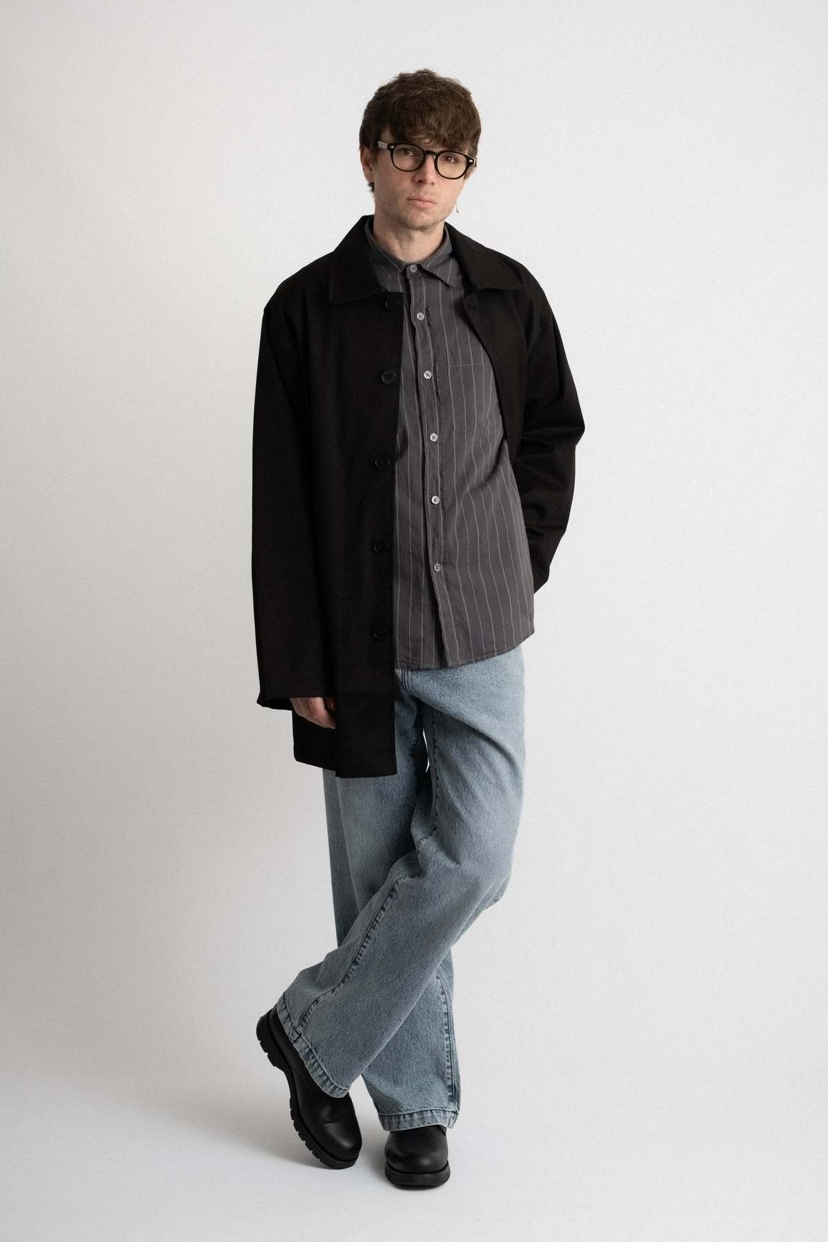 ジャケット・アウター mfpen CARLESS COAT(DUST) M mfpen Carless Coat - Black | Garmentory