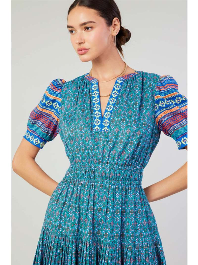 knee length dresses for ladies Lillian Dress in Voyage – Two Cumberland