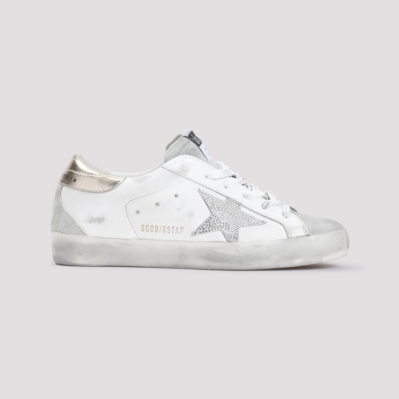 スニーカー Golden  White Cow Leather Superstar Sneakers Golden Goose White Cow Leather Superstar Sneakers | ShopSimon