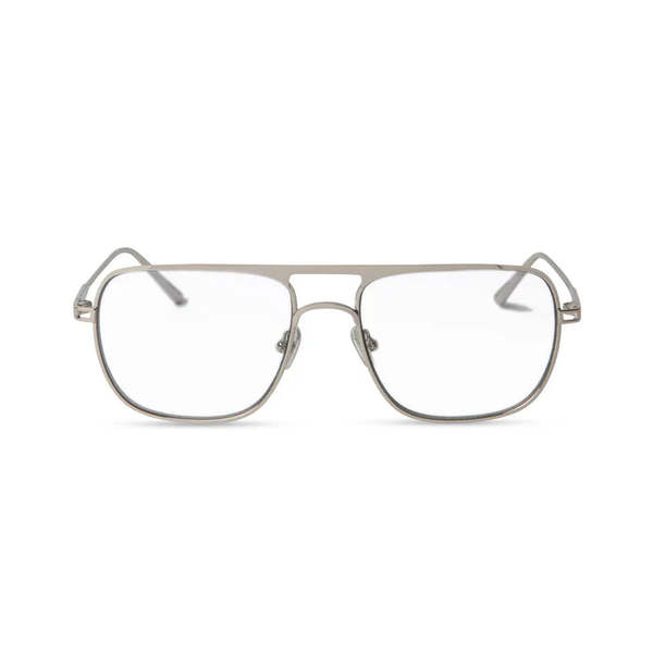 Elisa Johnson Jane in Silver Metal Optical Aviator on Garmentory