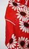 Birds of North America Bobolink Dress - Red Daisies - Thumbnail 2