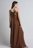 NKC Rope Tie Linen Jumpsuit - Chocolate - Thumbnail 2