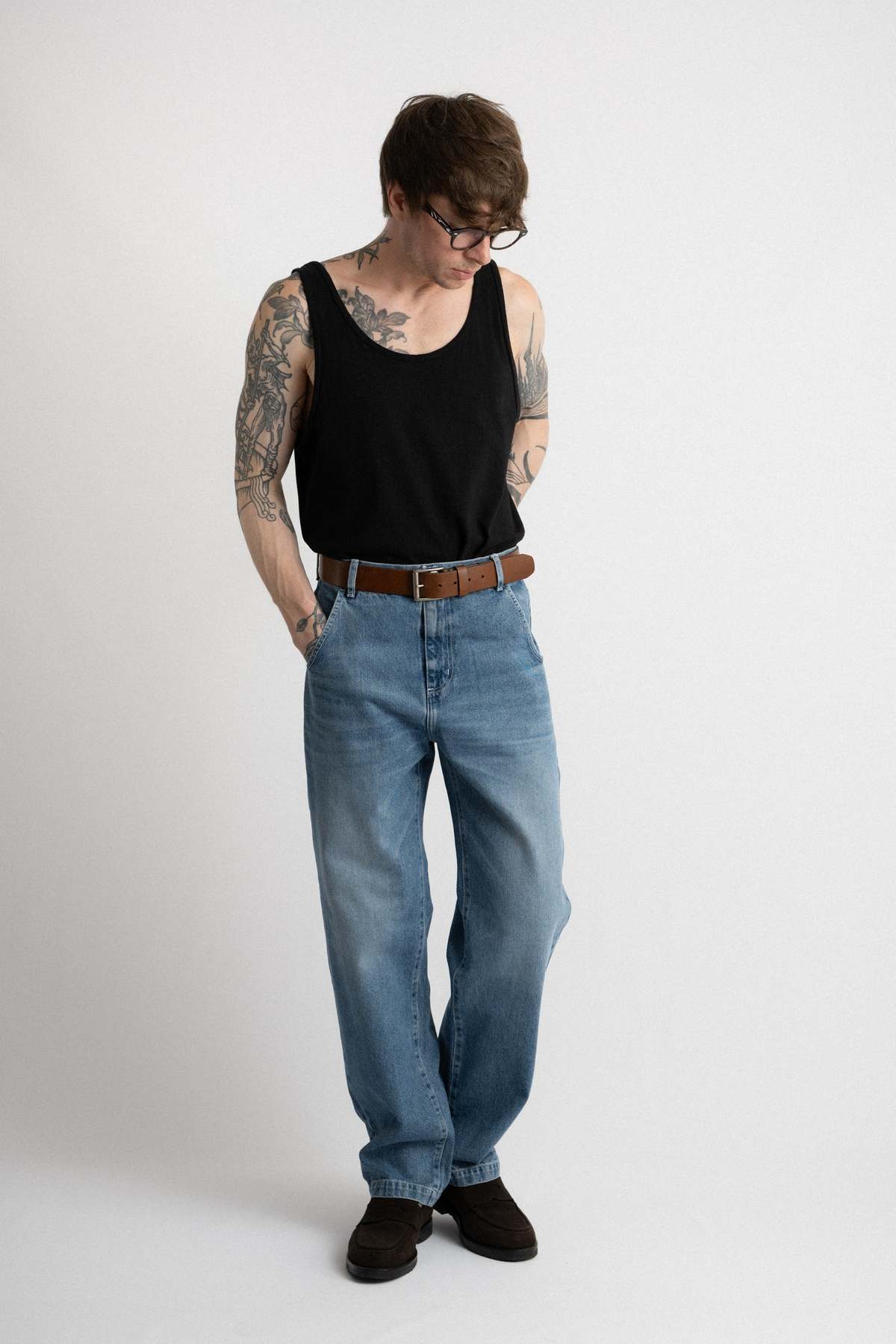 mfpenエムエフペンRegular Jeans (Washed Blue)