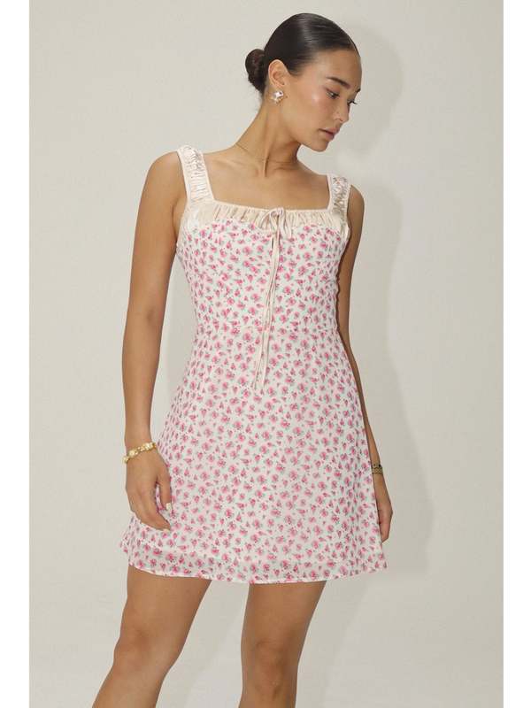 knee length dresses for ladies It's Surreal Floral Mini Dress main image 1
