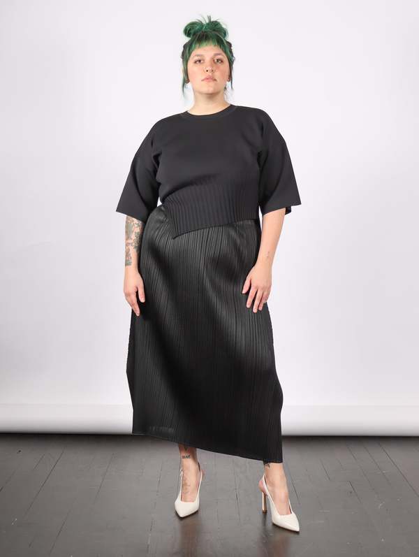 Pleats Please by Issey Miyake Monthly Colors June Skirt - Black