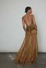 Kamperett Lalique Gown - Brass - Thumbnail 5