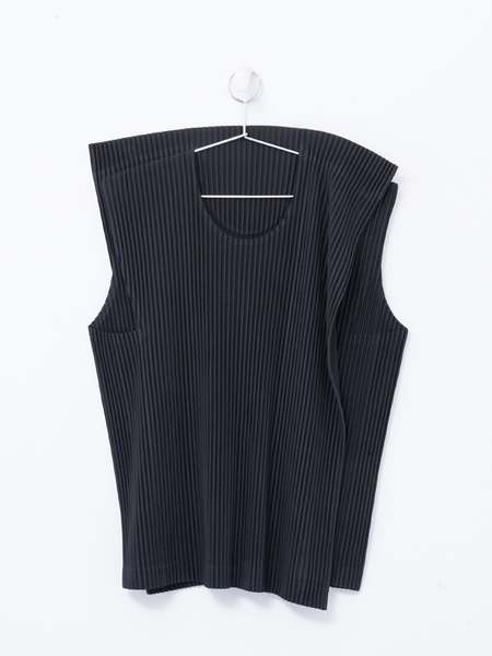 Pleats Please by Issey Miyake Basic High Neck Tank-Top