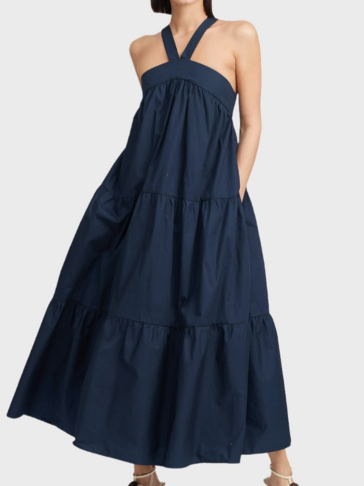 En Saison Irene Maxi Dress - Navy | Garmentory