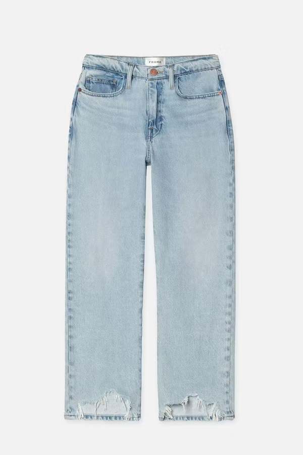 FRAME Denim Le Jane Crop Bite Hem - Fizz Indigo FRAME Denim Le Jane Crop Bite Hem - Fizz Indigo