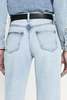 FRAME Denim Le Jane Crop Bite Hem - Fizz Indigo - Thumbnail 3