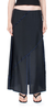 6397 Deconstructed Midi Skirt - Black - Thumbnail 1